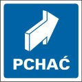 Piktogram AS002 - "Pchać aby otworzyć"