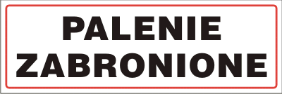 Tablica BA009 - "Palenie zabronione"