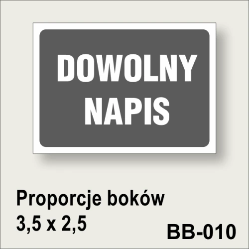 BB-010 Tablica z dowolnym napisem szara.gif