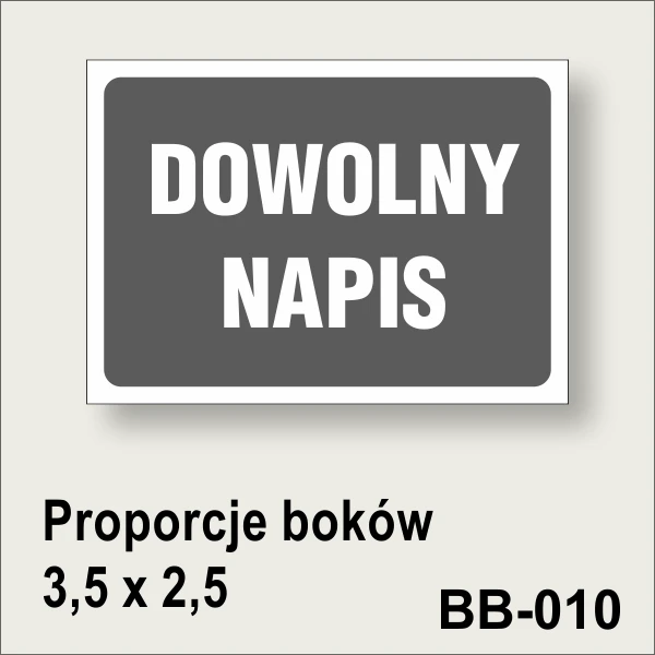 BB-010 Tablica z dowolnym napisem szara.gif