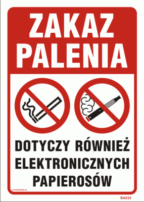 ZAKAZ-PALENIA-E-PAPIEROSÓW-papierosów elektronicznych.
