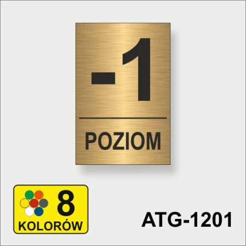 ATG - 1201 poziom pierwszy tabliczka do oznakowania pięter.jpg