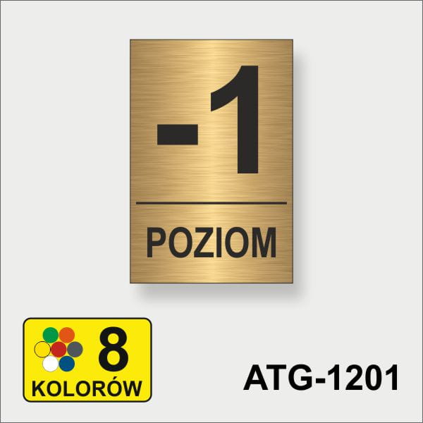 ATG - 1201 poziom pierwszy tabliczka do oznakowania pięter.jpg