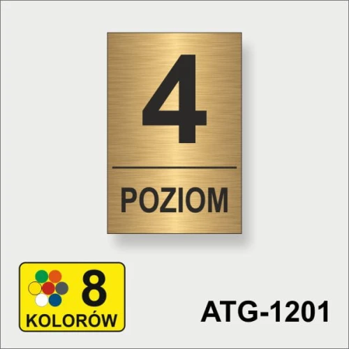 ATG - 1201 poziom czwarty tabliczka do oznakowania pięter.jpg
