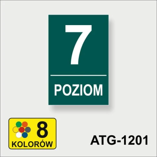 ATG - 1201 poziom 6 tabliczka do oznakowania pięter zilony ciemny.jpg