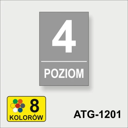 ATG - 1201 poziom tabliczka do oznakowania pięter szara.jpg