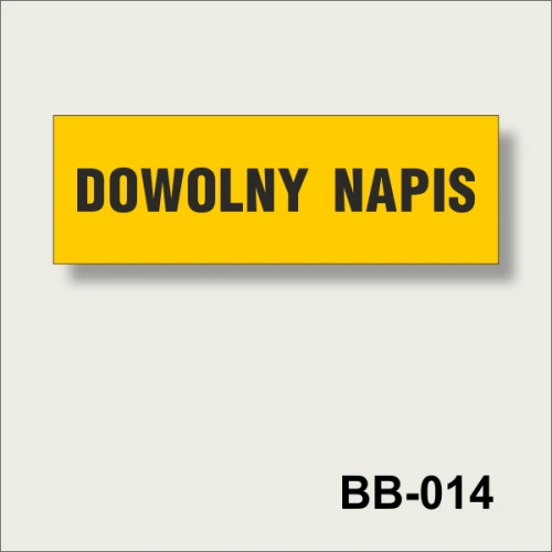 BB-014 Tablica z dowolnym napisem czarny na żółtym.png