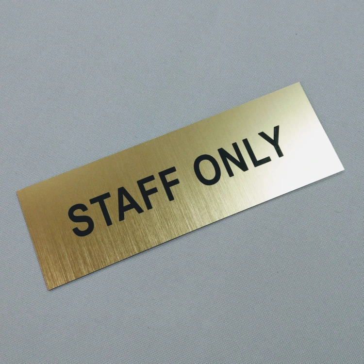Staff only - Tabliczka na drzwi
