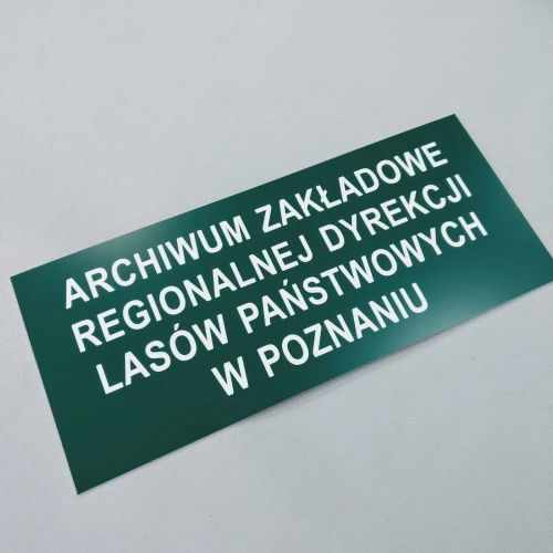 Tabliczka grawerowana do 80 znaków