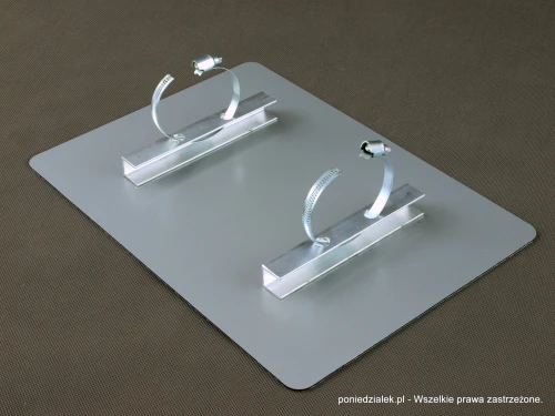 Tabliczka parkingowa. Montaż do słupka.