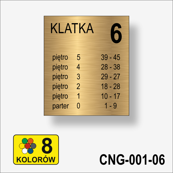 Rozmieszczenie lokali na piętrach tablica informacyjna recepcyjna.