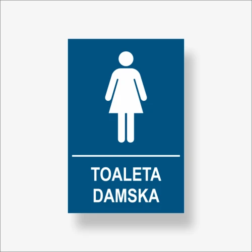 Toaleta damska - tabliczka-informacyjna-na-drzwi