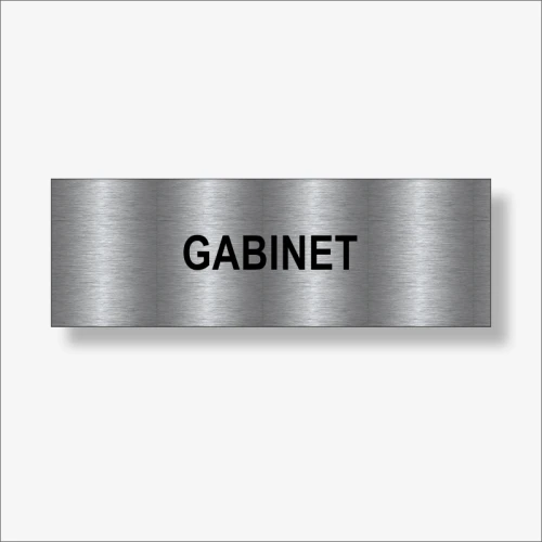 Gabinet - tabliczka na drzwi grawerowana.