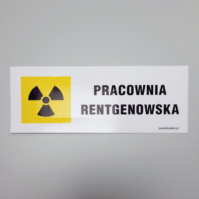 Pracownia rentgenowska znak
