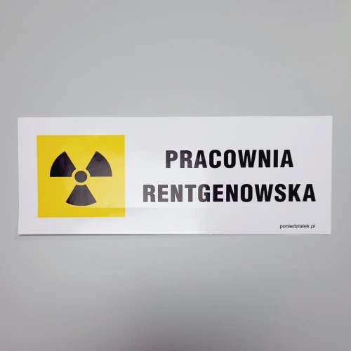 Pracownia rentgenowska znak