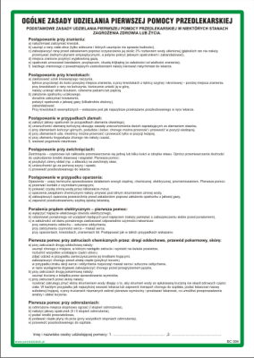 Instrukcja udzielania pomocy przedlekarskiej - BC004