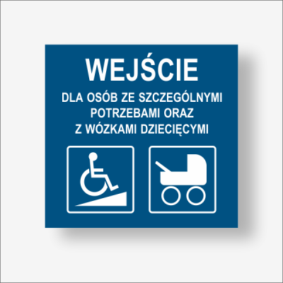 Wejście dla osób ze szczególnymi potrzebami.