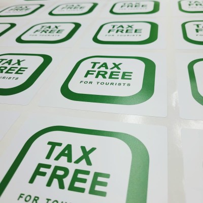 TAX FREE for tourists - Znak zwrot VAT