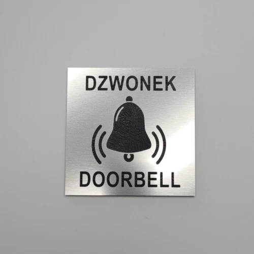 Dzwonek tabliczka samoprzylepna