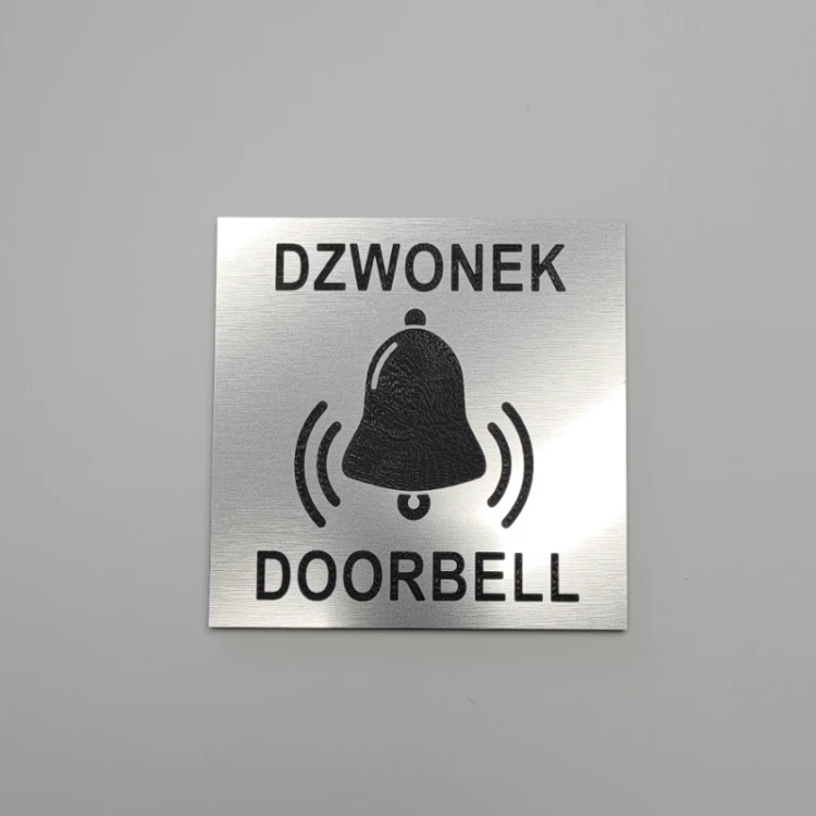 Dzwonek tabliczka samoprzylepna