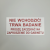 Tabliczka - Nie wchodzić trwa badanie - Proszę zaczekać na zaproszenie do gabinetu