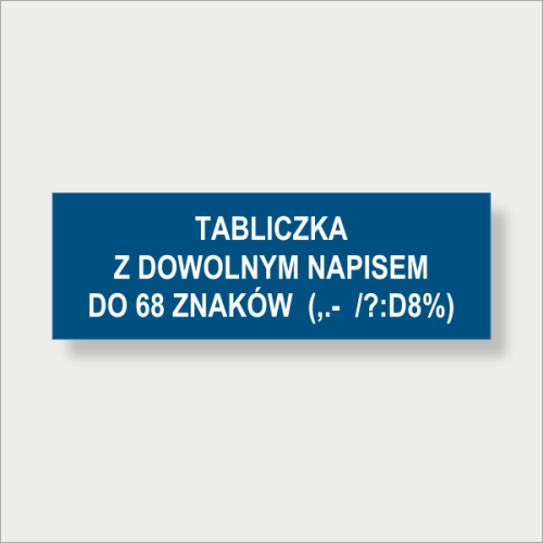 Tabliczka informacyjna grawerowana wielkość 300 x100 mm - Dowolny napis na zamówienie.png