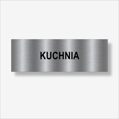 Kuchnia tabliczka informacyjna.