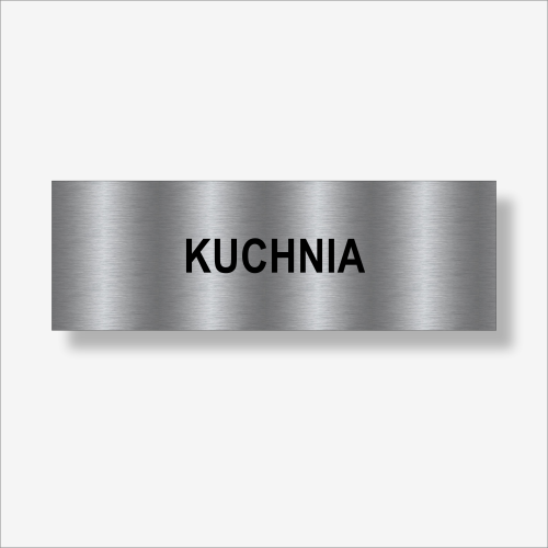 Kuchnia tabliczka informacyjna.