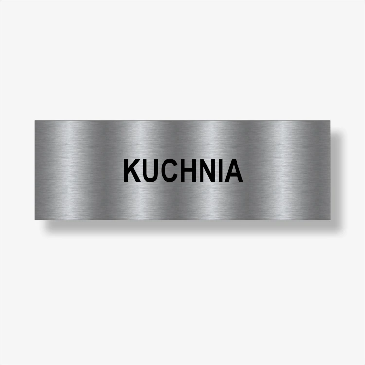 Kuchnia tabliczka informacyjna.