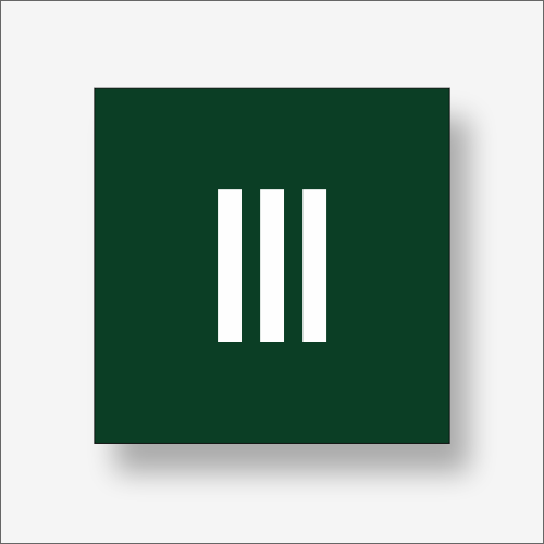 Numer cyfry rzymskie kolor zielony ciemny.png