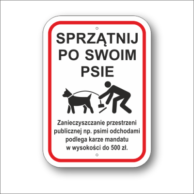 Sprzątnij po swoim psie. Zanieczyszczanie grozi mandatem. 01.png