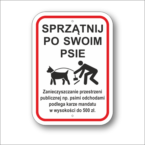Sprzątnij po swoim psie. Zanieczyszczanie grozi mandatem. 01.png