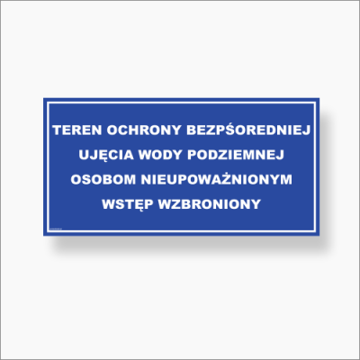 Tablica Teren ochrony bezpośredniej ujęcia wody podziemne.png