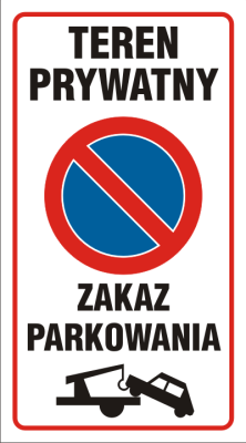 zakaz parkowania