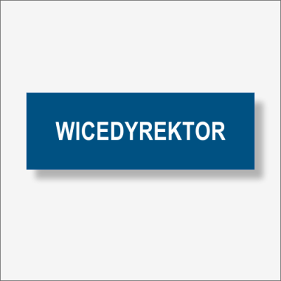 WICEDYREKTOR - Tabliczka na drzwi