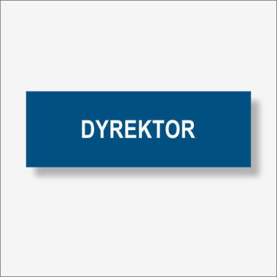DYREKTOR - Tabliczka na drzwi