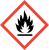 Piktogram GHS 02 - łatwopalne (ciecze/gazy/aerozole/ciała stałe)