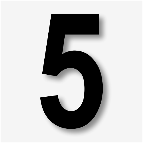 5 Cyfra z kompozytu aluminiowego Arial Narrow.png