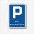 Tablica Parking dla pracowników.