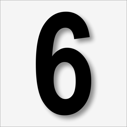 6 Cyfra z kompozytu aluminiowego Arial Narrow.png