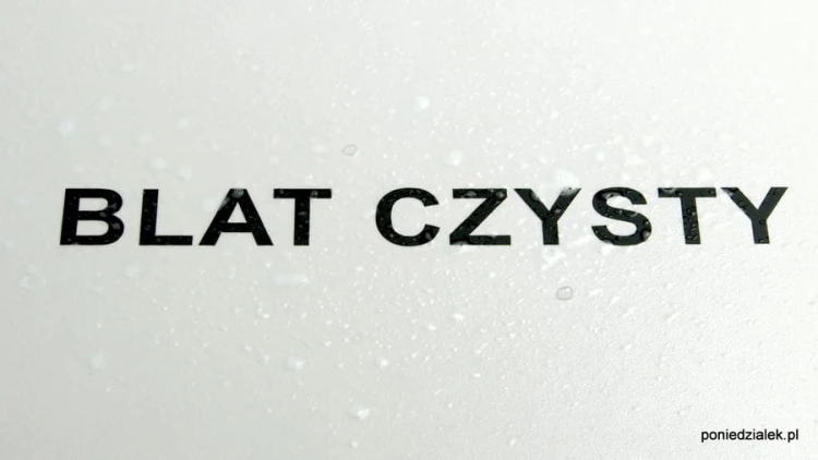 Blat czysty / blat brudny Napisy-wodoodporne