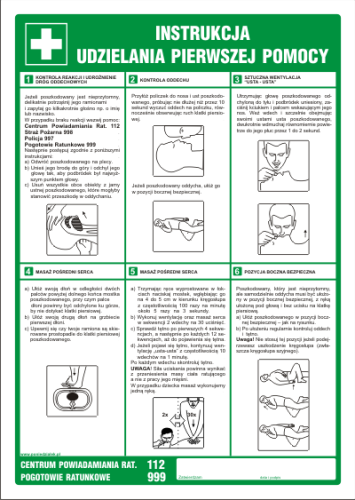 Instrukcja udzielania pierwszej pomocy - BC010