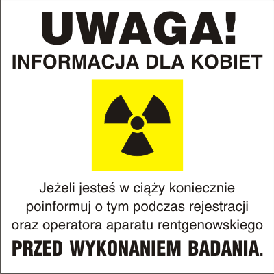 Informacja dla kobiet w ciąży