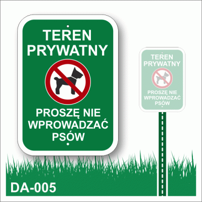 Teren-prywatny-Proszę-nie-wprowadzać-psów-tabliczka-na-trawnik-zielona.gif