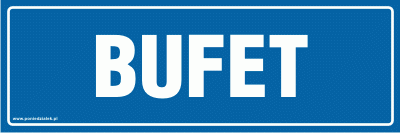 Tabliczka informacyjna AT609 - Bufet