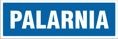 Tabliczka BA018 - "Palarnia"