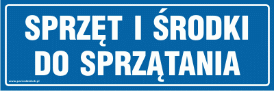 Tabliczka informacyjna AT605 - Sprzęt i środki do sprzątania