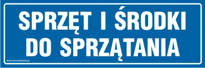 Tabliczka informacyjna AT605 - Sprzęt i środki do sprzątania