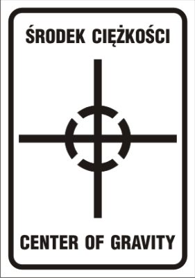 Środek ciężkości ładunku.