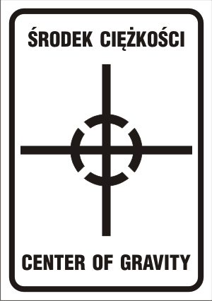Środek ciężkości ładunku.